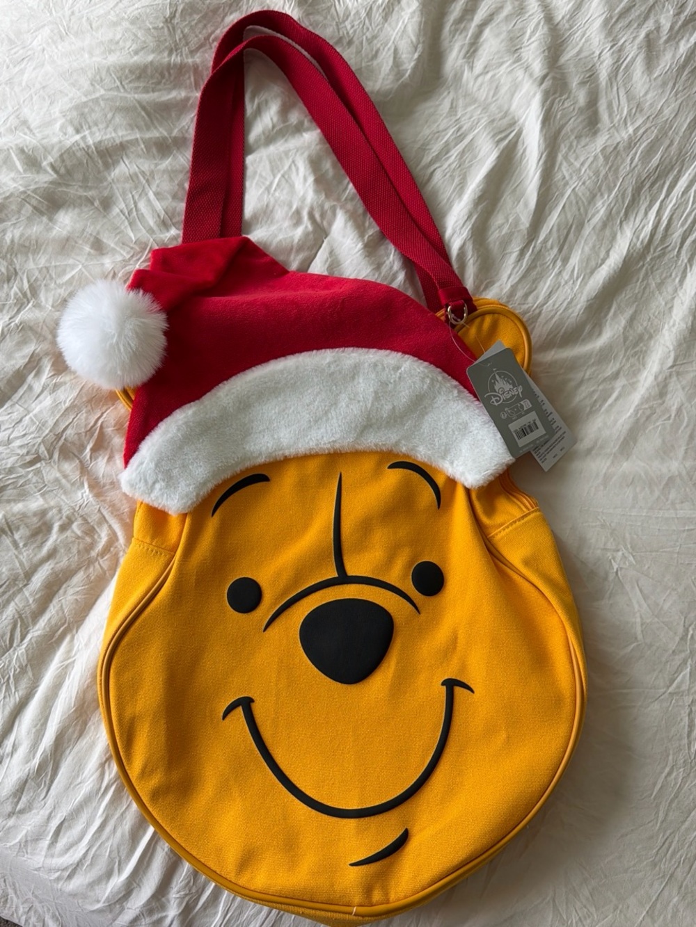 Disney Winnie the Pooh Christmas face bag